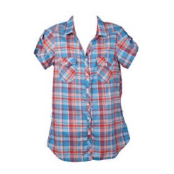 Baju motif kotak cewek